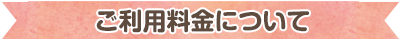 ご利用料金について